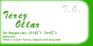 terez ollar business card